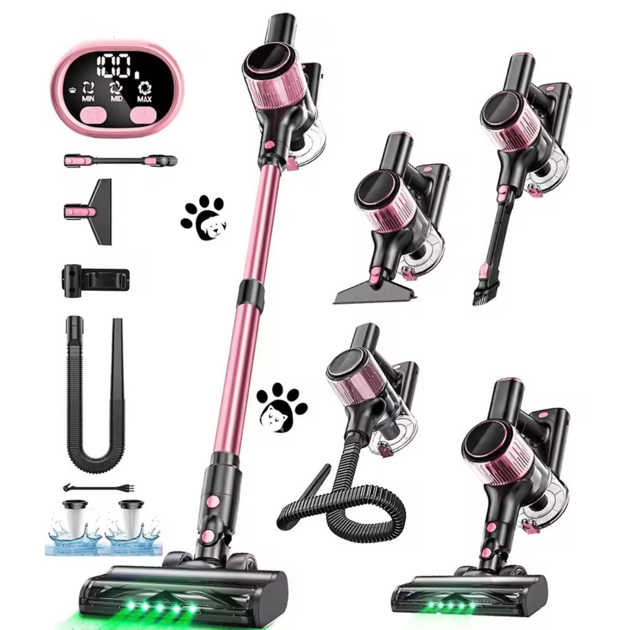 LuxeNova™ Cordless 10-in-1 Stick Vacuum Cleaner | 55kPa Powerful Suction
