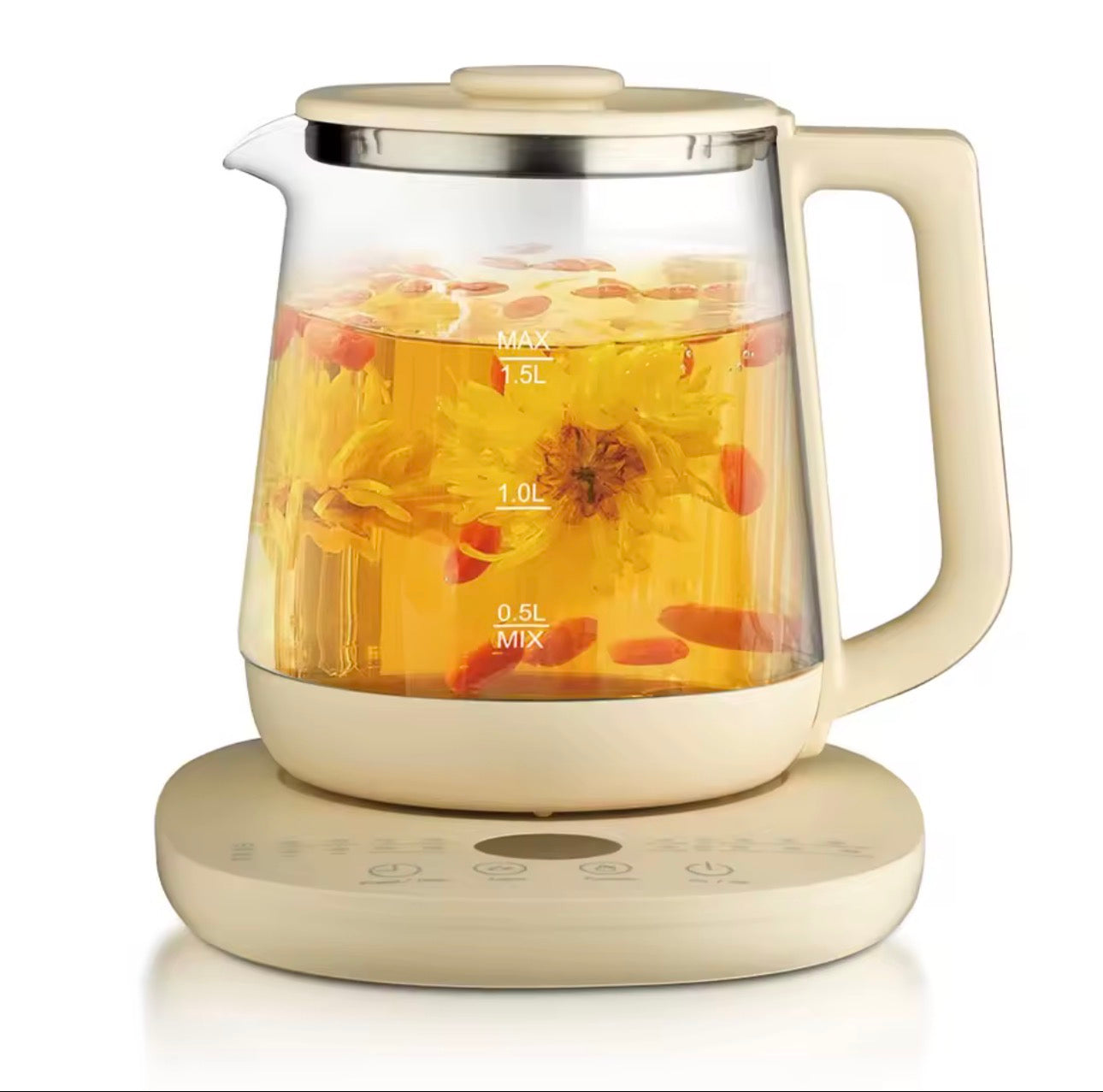 LuxeNova™ Smart Electric Glass Tea Kettle