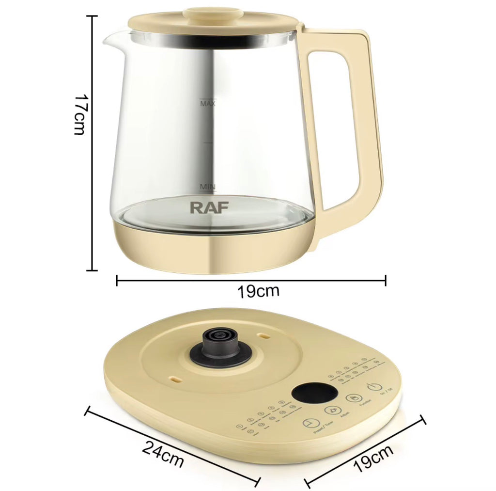 LuxeNova™ Smart Electric Glass Tea Kettle