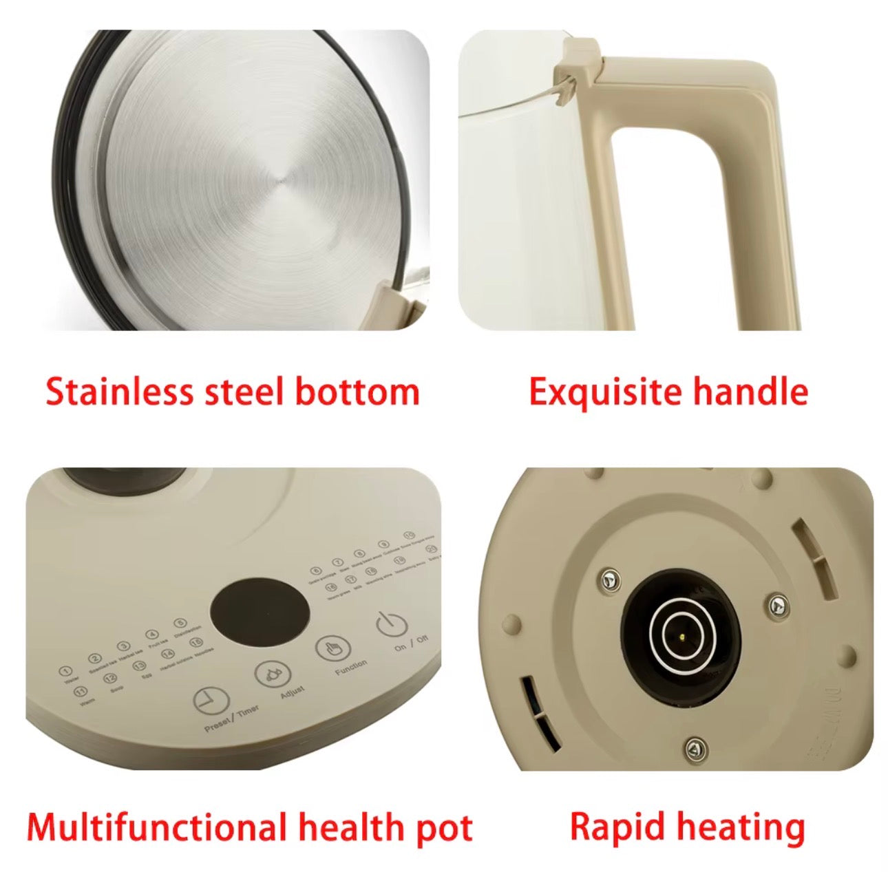 LuxeNova™ Smart Electric Glass Tea Kettle