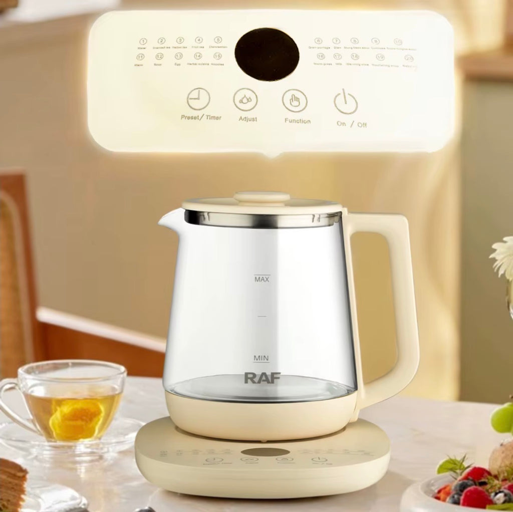 LuxeNova™ Smart Electric Glass Tea Kettle