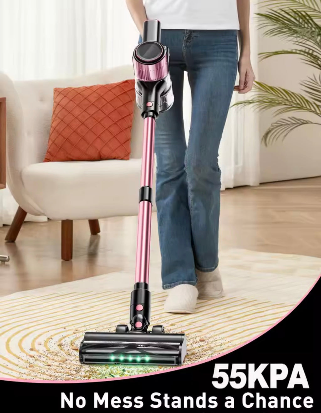 LuxeNova™ Cordless 10-in-1 Stick Vacuum Cleaner | 55kPa Powerful Suction