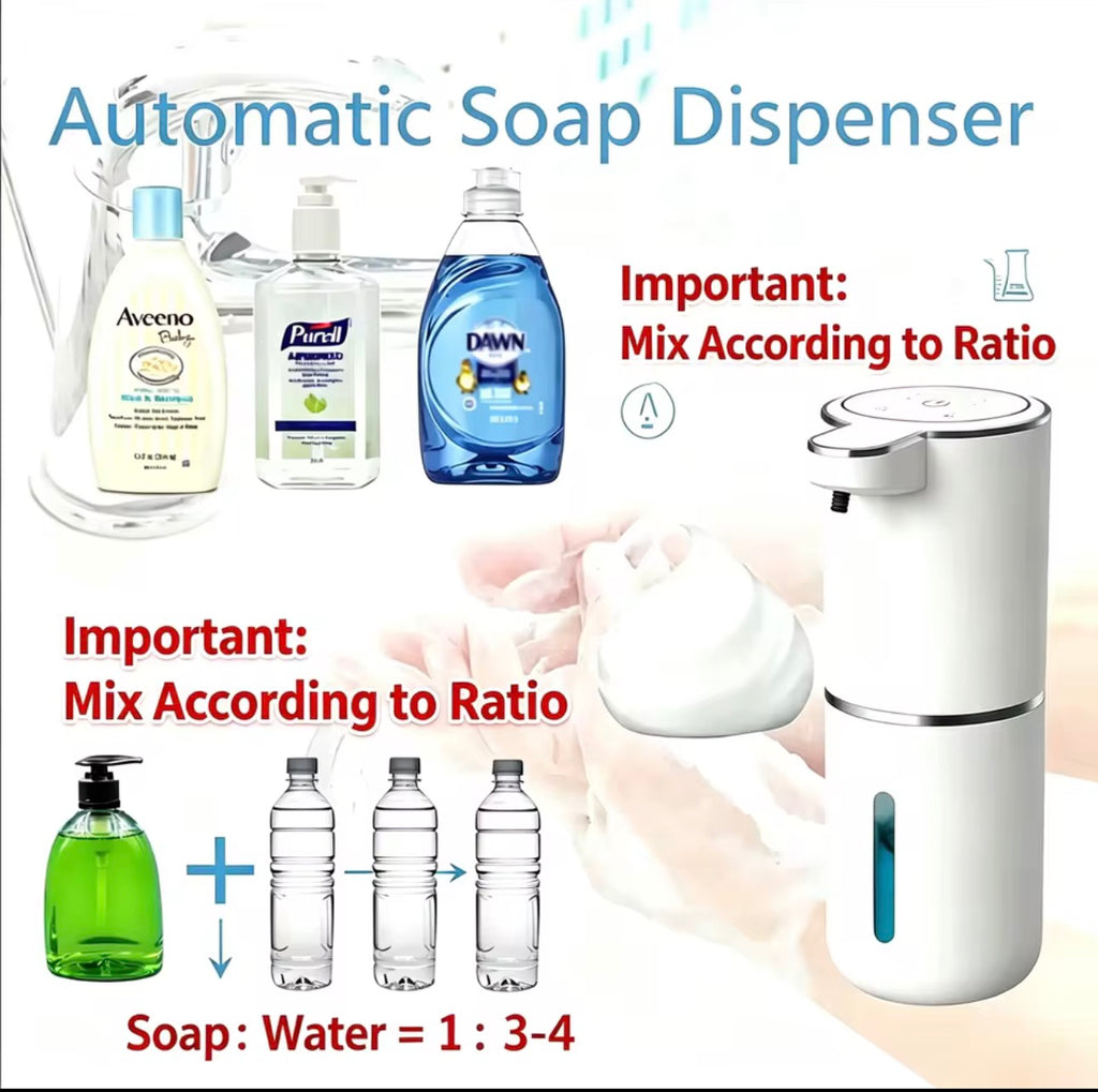 Automatic Touchless Soap Dispenser – USB Rechargeable